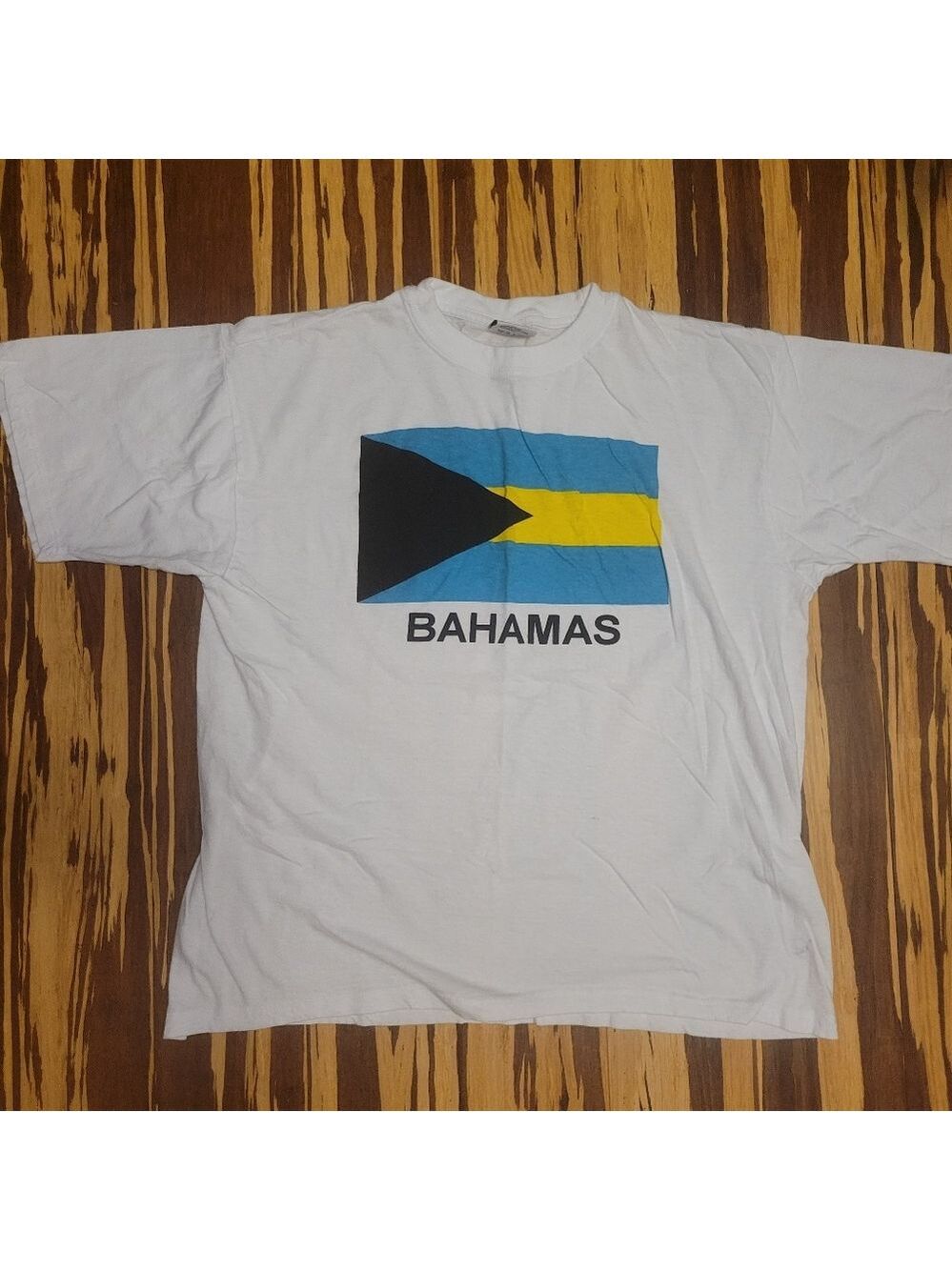 Bahamas Flag Graphic T-Shirt Size 2XL